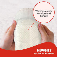 Scutece Huggies pentru bebeluși Little Movers, design Disney, mărimea 3, 168 bucăți (3 x 56), cutie lunară