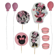 Essbare Tortendekorationen für Mädchen kaufen – 10er Minnie Set