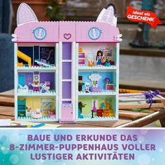 Lego 10788 Gabbys Puppenhaus-Spielzeugset, 8 Zimmer und 4 Etagen Gabbys Puppenhaus-Spielzeug mit Pandi-, Erdmännchen-, Kuchi-Figuren und Zubehör, Geschenk für 4-jährige Mädchen, Jungen und Kinder. Bausets Besuchen Sie den LEGO-Store