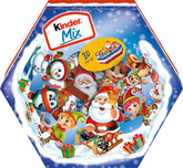 Kinder Mix Weihnachtsteller – leckere Schokoladenspezialitäten aus dem Kinder-Sortiment – 143g
