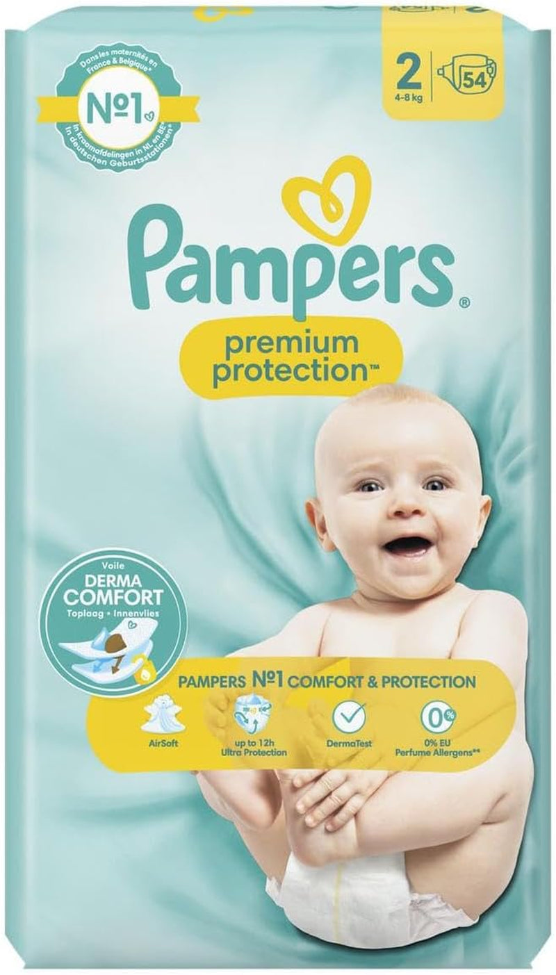 Pampers Premium Protection T2 – 54 Stück