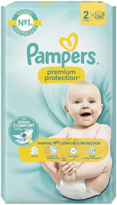 Pampers Premium Protection T2 – 54 Stück