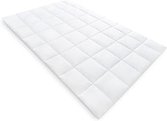 Steppdecke 200 x 200 cm Sommerdecke Oekotex 100 Mikrofaser waschbare weiße Steppdecke Steppdecken und Steppdecken Naty Shop