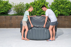 Bestway LAY-Z-SPA Xtras EnergySense Plus komplette Thermoabdeckung Ø 236 x 71 cm, rund