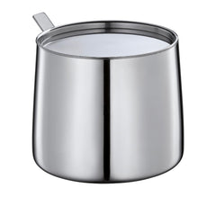 Cilio DELIZIA Zahniță și Cană de Lapte | Set de Cafea | Cană de Lapte și Recipient din Oțel Inoxidabil | Stivuibil | Cu Lingură | Porții 250 ml Lapte și 220 g Zahăr