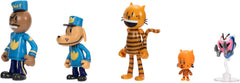 Dog Man Movie Actionfiguren-Multipack-Set von Jakks Pacific, enthält bewegliche 6-cm-Figuren – Spielzeuge, die vom Film Lil Petey, Petey, Chief und Flippy inspiriert sind! Naty Shop Actionfiguren