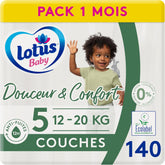 Douceur Naturelle Windeln, Größe 5 (12-20 kg), 1 Monat, 140 Windeln