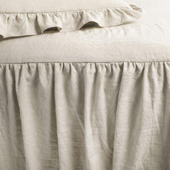 Lush Decor Rüschenrock-Bettwäsche-Set, 3-teilig, luxuriöses Bauernhaus-Bettwäsche-Set, elegante, bezaubernde Rüschendetails, zeitloser Stil und klassisches Design, weiche und leichte King-Size-Betten und Bettdecken mit Lush Decor