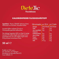 Kalorienfreier flüssiger Süßstoff, Sprühgröße 3 x 50 ml (1 Tropfen MAXI = 1 Teelöffel Zucker), glutenfrei, ohne Konservierungsstoffe und ohne Aspartam, ideal für Desserts, Getränke und Joghurt