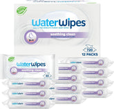 Waterwipes Lindernde Säuberndebabytücher, 720 Tücher (12 Packungen), Mit 99% Wasser & Botanischen Extrakten, Feuchttücher Für Gesicht & Körper Naty Shop