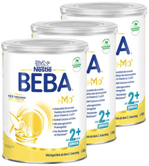 BEBA Junior 2+ Milchgetränk ab 2 Jahren, Mit HMO, Altersgerechter Proteingehalt, Nur Laktose, Ohne Palmöl, Ohne Fischöl, Kleinkindnahrung, Babymilchpulver, 3er Pack (3 x 800g)