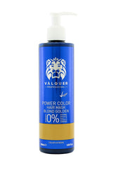 Valquer Professional Mask Power Culoare păr vopsit. Vegan și fără sulfați (păr blond auriu) Intensificator de culoare pentru păr - 275 ml Masca de par Naty Shop Titlu implicit