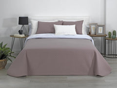 AVA | Boutique Wendedecke | Für alle Jahreszeiten | Farbe - Weiß/Taupe | Für 120/135 cm breite Betten. Bett. (230 x 270 cm. Ancho X Alto) | Steppdecke Steppdecken und Steppdecken Naty Shop