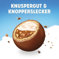 Knoppers Goodies Crunchy Minis – 1 x 180g – knusprige Waffelbällchen gefüllt mit Haselnussstückchen, Milch und Nougatcreme, überzogen mit Schokolade
