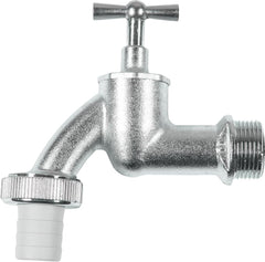 Robinet Cornat - filet exterior 20,95 mm (1/2 inch) - Include racord furtun - Alamă de înaltă calitate - Ideal ca robinet de exterior / robinet pentru butoaie de ploaie / robinet / supapă de închidere / FLOR92590