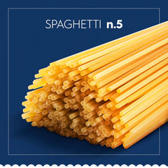 Barilla Pasta Klassische Spaghetti n.5 aus hochwertigen Hartweizen immer al dente, (1 x 500 g), geschmacklos