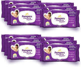 Pampers Sensitive Wipes 12 Packungen x 63 Tücher Baby-Feuchttücher Naty Shop