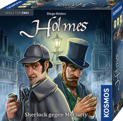 KOSMOS 692766 Holmes - Sherlock vs. Moriarty, Zwei-Personen-Spiel, Sherlock Holmes-Spiel, Brettspiel für genau 2 Spieler ab 10 Jahren, Strategiespiel
