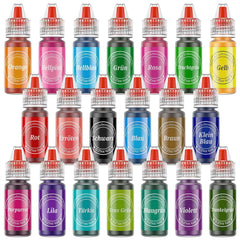 Colorant alimentar liposolubil 20 de culori colorant alimentar pe bază de ulei pentru ciocolată colorant alimentar în ulei colorant alimentar foarte concentrat fondant macarons cremă de ouă de Paște prăjituri de Paște gogoși