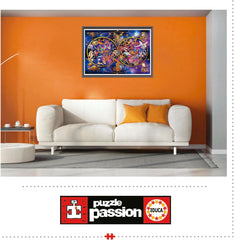 Educa - Puzzle 1000 piese pentru adulti | Imagini cu stele, puzzle 1000 piese pentru adulti si copii de la 14 ani, fluorescent, luminos in intuneric (19561) Puzzle Naty Shop