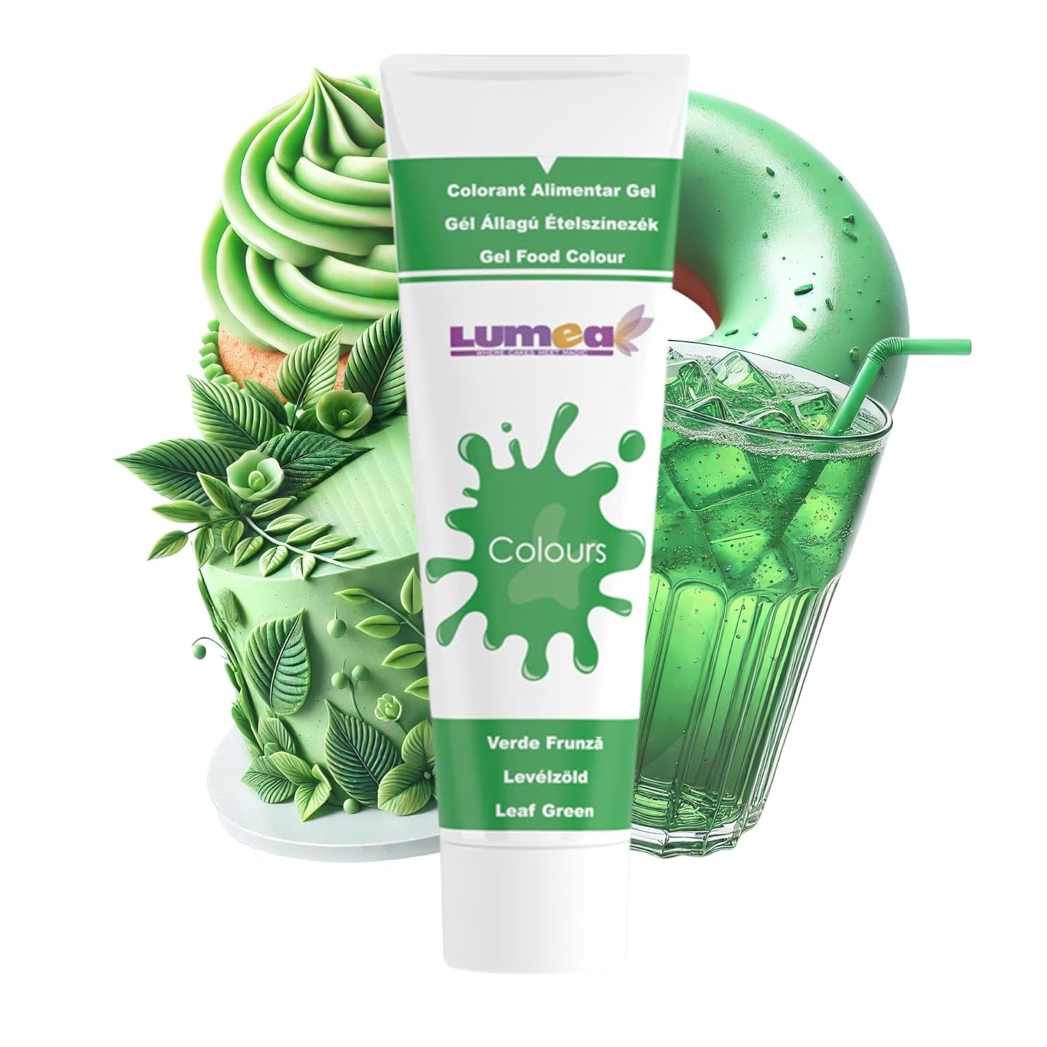 Dekozauber24 Colorant alimentar roșu, gel, 30g, vegan, fără zahăr, foarte concentrat, colorant alimentar roșu pentru fondant, cremă de unt, băuturi și multe altele