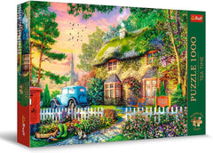 Trefl Premium plus Qualität – Puzzle Tea Time: Häuser Stoney Lane – 1000 Teile, Serie nostalgischer gemalter Bilder, Ideale Abstimmung der Teile, Für Erwachsene und Kinder ab 12 Jahren Puzzle Naty Shop Standardtitel