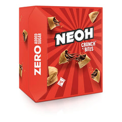 NEOH Schokoladenhäppchen | Ohne Zuckerzusatz, 100kcal pro Portion, knusprige Stücke mit cremiger Haselnuss-Kakao-Füllung, perfekt zum Mitnehmen oder als Müsli-Ersatz | Keto, Low Carb | Packung mit 3 x 29 g