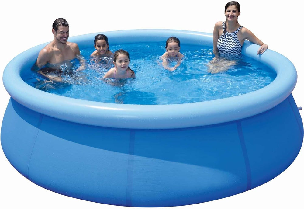 Aufblasbarer Pool, rund, 300 x 76 cm, Fassungsvermögen 3816 Liter, aus strapazierfähigem Material, ideal für den Sommer.