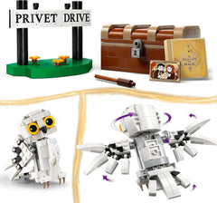 LEGO Harry Potter Hedwig im Ligusterweg 4 Kinderspielzeug-Eulen-Set, baubare Tierfigur mit Hogwarts-Koffer, kleines Geschenk für Jungen, Mädchen und alle Fans ab 7 Jahren 76425 Bausets Besuchen Sie den LEGO-Store
