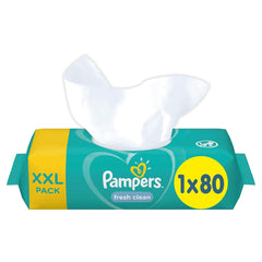 Pampers, Fresh Clean, 80 Tücher Baby-Feuchttücher Naty Shop