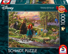 Schmidt Spiele 58039 Disney, Brave, Merida, Thomas Kinkade, puzzle jigsaw 1000 piese, multicolor Puzzle Naty Shop Titlu implicit