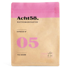 Espresso Nr. 5 – Amestec Pur de Arabica Specială – Boabe de cafea din Guatemala, Etiopia și Brazilia - 750g