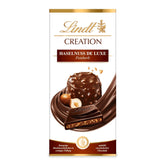 Lindt Creation Hazelnut De Luxe Bar – Dunkle Schokolade mit knusprigen Haselnüssen in cremiger Füllung