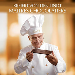 Lindt EXCELLENCE Teigstücke mit Pailletten und Karamell – Feine dunkle Schokolade mit intensivem Kakaogeschmack