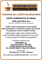 Arabica Boabe de cafea Tanzania AA Lavato Kilimanjaro - 1 Kg