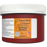 Colorant alimentar Sugarflair pentru paste, portocaliu egiptean, colorant alimentar pentru paste, fondant și marțipan, coloranți concentrați Spectral - 400 g