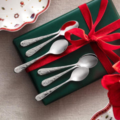 Villeroy & Boch - Toy'S Delight Kaffeelöffel-Set 6-teilig Silver Platinum, spülmaschinenfest Kitchen Naty Shop