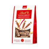 Lindt Cherry Mini Stick – Schokoladensticks mit Schweizer Kirschlikör, köstliches Geschenk mit Alkohol