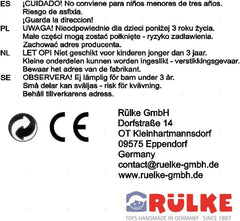 Rülke Holzspielzeug 23112 Puppenhaus, Holzfarben, rot Puppenhäuser Naty Shop