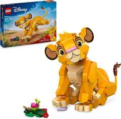 LEGO® Disney Simba, das Junge des König der Löwen, Bauspielzeug für Kinder, Fantasy-Spielset mit der Figur des Löwen, coole Geschenkidee für Mädchen und Jungen ab 6 Jahren, Kinderspielzeug 43243 Bausätze Beuche den LEGO-Store Standardtitel