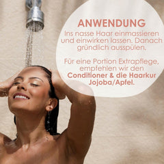 Jean & Len Pflegeshampoo Jojoba & Apfel, pflegt langes und brüchiges Haar, 300 ml Dusche und Bad Jean & Len