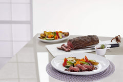 Dr. Oetker Maxi-Fritteuse mit Stahldeckel, quadratischer Familienbräter für Hähnchen und Gemüse. Backformen und Tabletts Naty Shop