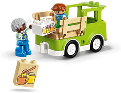 LEGO DUPLO Town Imkerei und Bienenstöcke, Lernspielzeug für Kleinkinder mit 2 Figuren und einem mobilen Truck, Bau- und Umbauset, Spielzeug für Kleinkinder ab 2 Jahren 10419 Bausets Besuchen Sie den LEGO-Store