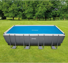 Intex Ultra Frame rechteckiger Matratzenbezug, 549 x 274 cm, 160 Mikron Dicke, Herstellungsmaße: 538 x 253 cm, 28016, Blau