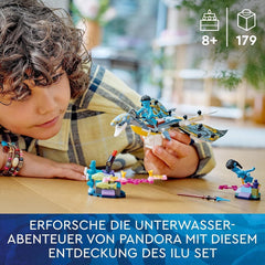 LEGO Avatar Die Entdeckung von Ilu Wasserweg-Bauspielzeug mit Unterwasserfigur Pandora-Sammlungsset für Kinder und Filmfans ab 8 Jahren 75575 Bausets Besuchen Sie den LEGO-Store
