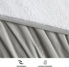 UGG 01465 Bliss Sherpa-Überwurfdecke, vollständig wendbar für Couch oder Bett, maschinenwaschbar, pflegeleicht, weicher Plüsch, übergroße Luxusdecken, 178 x 127 cm, Seal Naty Shop Bettdecken und Steppdecken