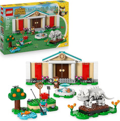 LEGO Animal Crossing – Eugens Museumssammlung – Interaktives Spielset mit Eugen & Liliane Minifiguren, Dinosaurierfossilien & Zubehör – Gamer Geschenk für Mädchen & Jungen ab 7 Jahren – 77056