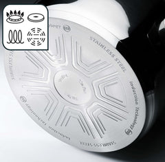 TEFAL DUETTO Pfannenset 3-teilig 20/24/28 cm, Induktion Töpfe und Pfannen Naty Shop