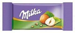 Milka Naps Mix – Mini-Schokoladenquadrate in 4 Sortimenten: Alpenmilch, Erdbeeren, Haselnüsse, Kakaocreme – 1 x 1 kg