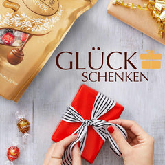 Klassisches Sortiment an Lindt-Schokoladenkugeln LINDOR | ca. 80 Kugeln Schokolade (Milch, Weiß, Zartbitter 60 %, Haselnuss) | Großpackung, 1 kg